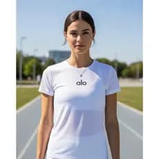 Camiseta Feminina DryFit Baby Look Yoga Tecido Fitness