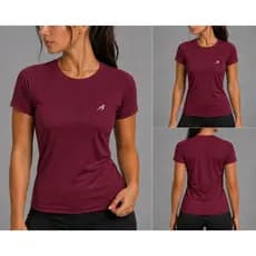 Camiseta Baby Look Dryfit Academia Musculação Feminina Acinturada