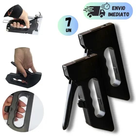 GRAMPEADORES MULTIUSO KIT 2 A 7 UNIDADES PROFISSIONAL REVESTIMENTO MADEIRA MARCENARIA ESTOFADO COURO BANCO SOFA