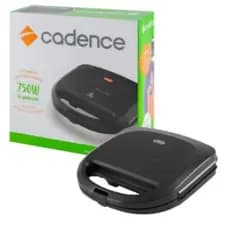 Sanduicheira Elétrica Cadence SanduGrill Preta 750W SAN230