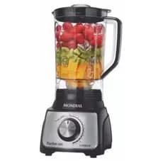 Liquidificador Mondial L-1100 BI 1100W 3 Litros 12 Velocidades Preto/Inox