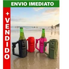 Copo Térmico Caneca Porta Garrafa e Lata com Abridor - Long Neck e Lata Slim