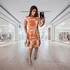 VESTIDO MIDI PLISADO - Elegante Vestido Feminino casual Estampado