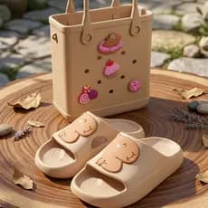 KIT BOLSA + CHINELO CAPIVARA FEMININO – Conjunto Fashion Imperdível, Confortável e Tendência 2026...