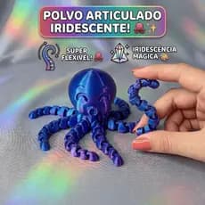 Polvo Articulada Flexível Playfull Fidget Toy - Brinquedo Anti Estresse Sensorial
