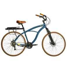 Kit Bicicleta Aro 29 BLITZ Terral 21v + Bagageiro e Cadeado