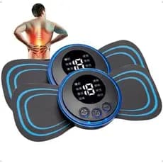2 Massageadores Portáteis Recarregáveis – Mini Aparelho de Massagem USB Alivia Dores Corpo Pescoço