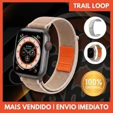 Pulseira Trail Loop Nylon Smartwatch 38mm a 49mm Watch Pro Ultra Mini Velcro