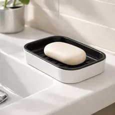 Saboneteira Classic Porta Sabonete Barra Com Grade Removível Premium Resistente Pia Banheiro Lavabo