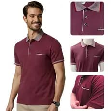 Camisa Polo Masculina Algodão com Elastano Cores da Moda Tamanhos P M G GG G1