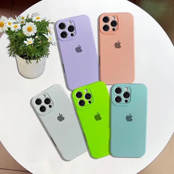 Capa protetora de silicone Angel Eye para iPhone 15 16 Pro Plus ProMax E Tendência elegante e simples
