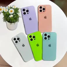 Capa protetora de silicone Angel Eye para iPhone 15 16 Pro Plus ProMax E Tendência elegante e simples
