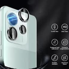 MOTO G15 G35 G55 G75 G75 G84 G85 EDGE 40Neo EDGE50Protetor De Tela De Lente De Câmera Anel De Metal Com Vidro Tempera