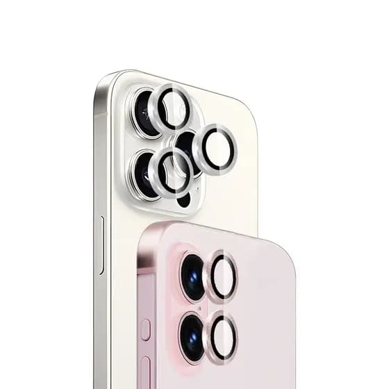 Kit Película Lente De Câmera Compatível Com iphone 11 12 13 14 15 16 17 Pro Max Liso