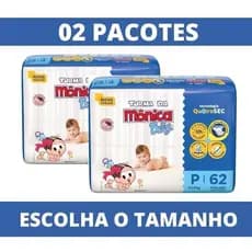 TURMA DA MÔNICA - Fralda Mega -  Escolha o tamanho