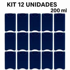 KIT COM 12 GELO RIGIDO DE  200ML  Gelo Artificial Rígido Reutilizável