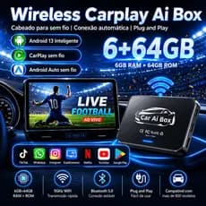 CarPlay AI Box Adaptador carplay sem fio CarPlay Android Caixa Para Apple CarPlay adaptador carplay automotivo