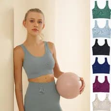 Kit 3 Tops Esportivos Femininos para Malhar Confortavel Yoga e Crossfit