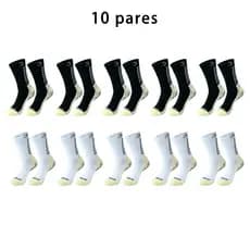 Jcolour Kit 6&10 pares de meias de futebol profissional meias esportivas antiderrapantes de silicone