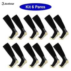 Jcolour 3&6&10 Pares de valor para venda ao ar livre Exercício Sports Non-Slip Unisex Football Socks