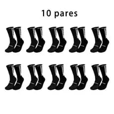 Jcolour Kit 6&10 Meias de futebol profissional para homem Meias desportivas antiderrapantes
