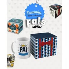 CAIXINHA PARA CANECA TEMA DIA DOS PAIS