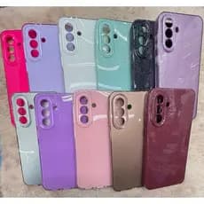 Capa capinha Brilhosa com Veludo Galaxy Samsung A56/A36/A37 Case/ Veludo/ Silicone