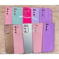 Capinha Brilhosa com Veludo Samsung S20 Fe / Capa /Case /Veludo/ Colorida/ Forrada Interna