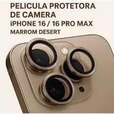 Pelicula de Proteção de Camera SEM Brilho/ para iPhone 16/16 Plus/16 Pro/16 Promax/16E/Lisa/Colorida