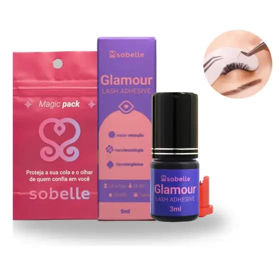 Cola Glamour 3ML Sobelle Extensão de Cílios