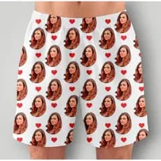 Samba Canção Masculina Personalizada COM SUA FOTO Presente para Casal Novidade Exclusivo Qualidade