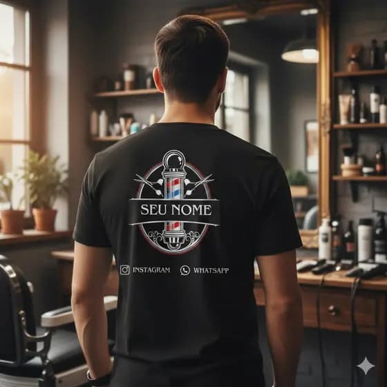 Uniforme Barbeiro Personalizado– Customize com sua Marca!