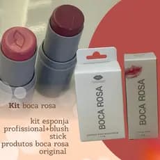 💄 Blush Stick na cor Jampa da Boca Rosa ✨ esponja boca rosa