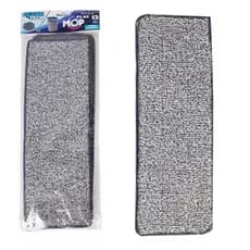 Kit 20 Refil Mop Flat Rodo Lava E Seca Lenço Para Mop Microfibra