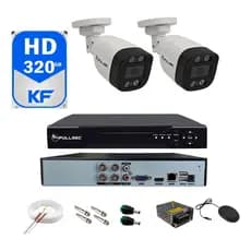 Kit Cftv 2 Câmeras Fullsec E Gravador Dvr Com Hd 320gb