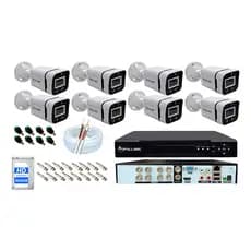Kit Cftv 8 Câmeras Segurança Full Hd Fullsec Dvr 8ch Multi
