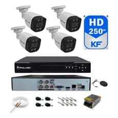 Kit 4 Câmeras Segurança Bullet Fullsec Gravador Hd 250gb