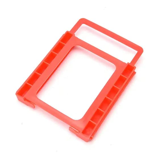 Suporte Adaptador F3 Hdd Ssd 3,5 Para 2,5 Polegadas Plástico Vermelho