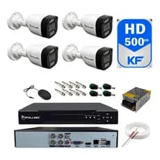Kit Cftv 4 Câmeras Segurança Fullsec Dvr 4 Canais Com Hd