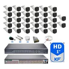 Kit Cftv 32 Câmeras Segurança Bullet Externa Gravador Hd 1tb