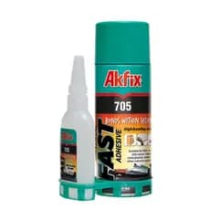 Kit Cola Acianocrilato acelerador 100g + Ativador 400ml - Akfix