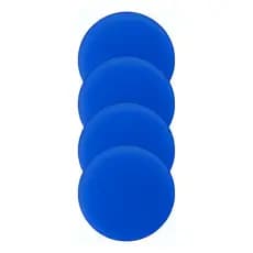 Kit 4 Aplicador Espuma Para Cera Plásticos Pneus Couro Cs