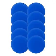 Kit 10 Aplicador Espuma Para Cera Plástico Pneus Couro Cs