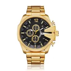 Relógio Cagarny 6839 Masculino Grande Esportivo, Resistente à água, Movimento de quartzo