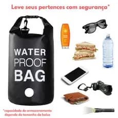 Bolsa Saco Estanque Prova D'Água Impermeável Water Bag Waterproof Praia Natação Pesca-Smile