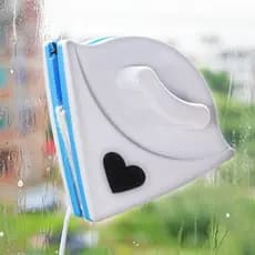 Limpador Magnético De Vidros Para Janelas Limpeza Limpa Vidro Rodo Mágico Aquários Imã-Smile