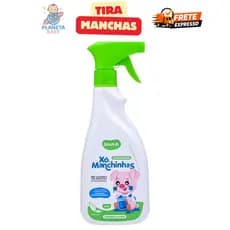 Alvejante Infantil Tira Manchas Sem Cloro - Xô Manchinhas Bioclub® 500ml Bebe Xo manchas Roupa