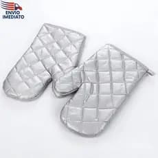 Kit 2 Luvas de Forno Térmica Multiuso para Fogão Quente