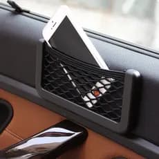 Universal Organizador de Bolso Carro – Lado do Assento, Saco de Rede Preto, Telefone