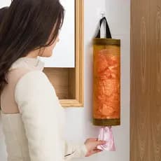 Dispenser Organizador de Sacolas - Armazenamento de Plástico para Cozinha Doméstica